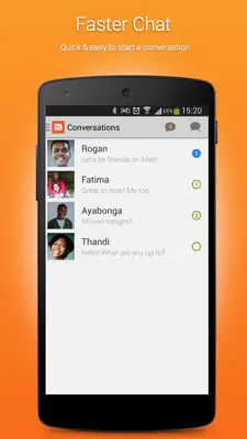 Mxit android App screenshot 0